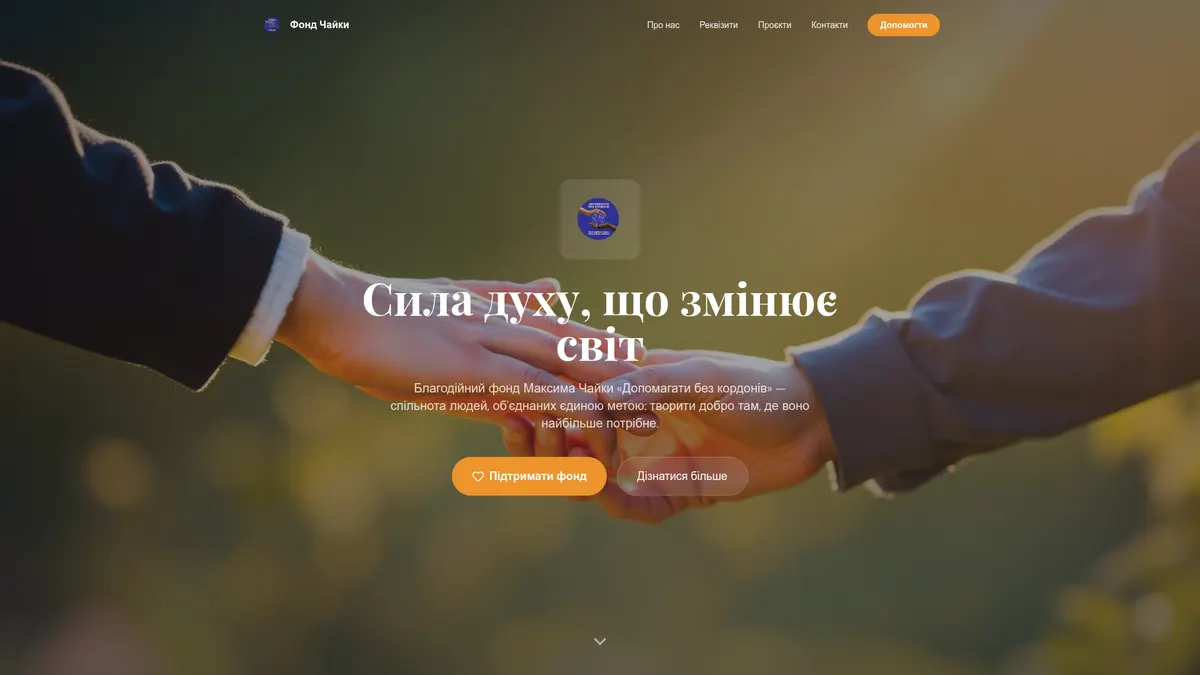 Фонд Чайки — превʼю проєкту