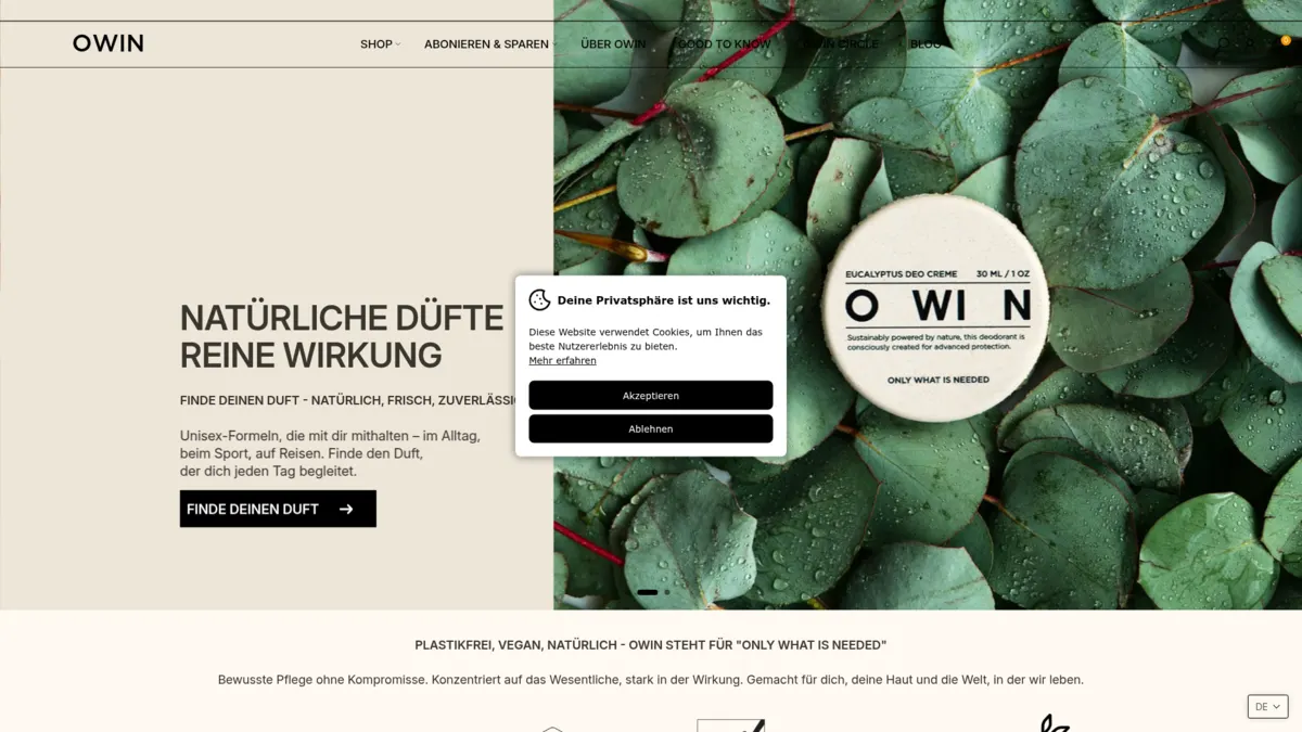 Owin Care — превʼю проєкту